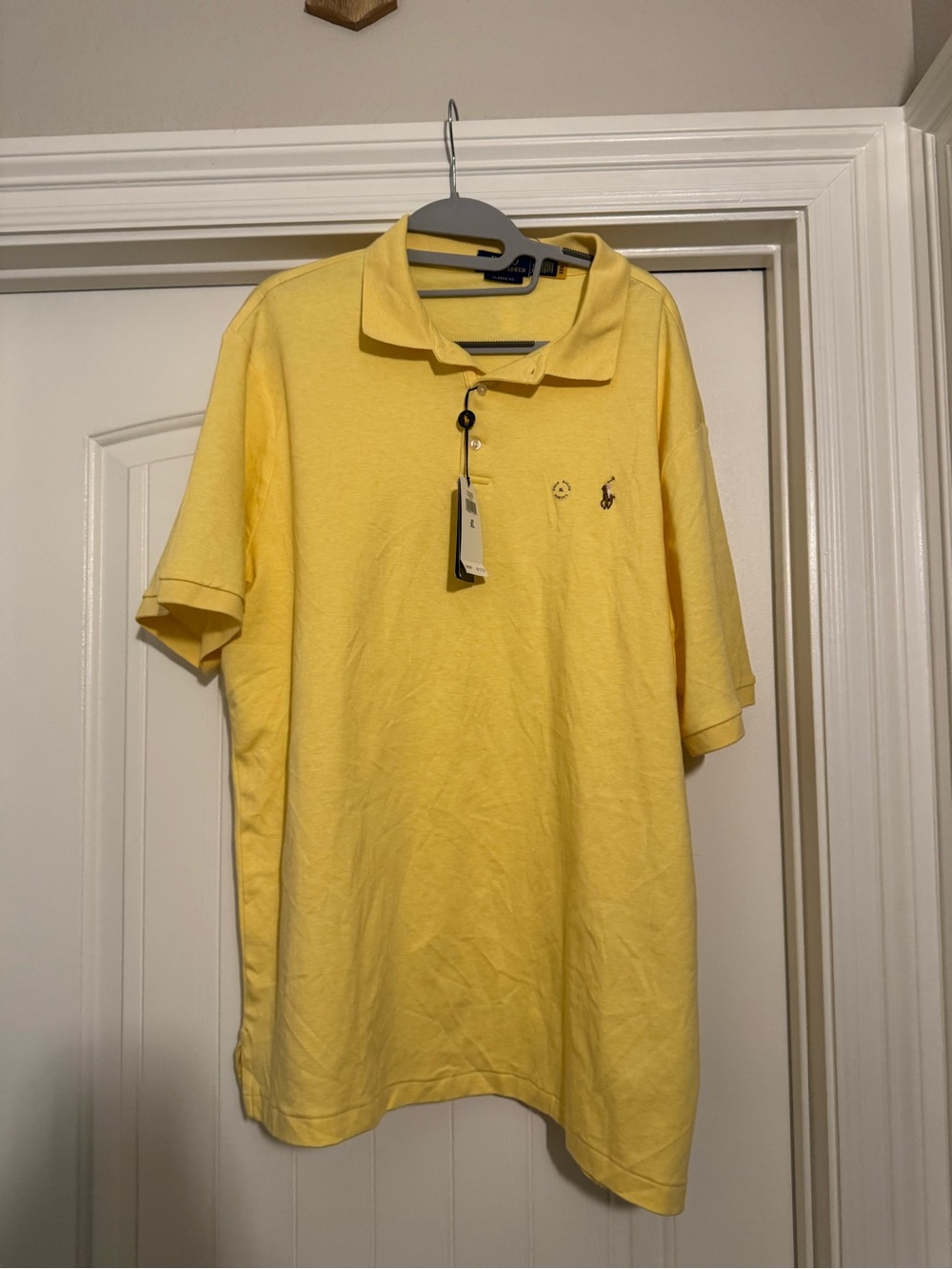 Polo by Ralph Lauren Yellow Short-Sleeve Polo with Embroidered Pony